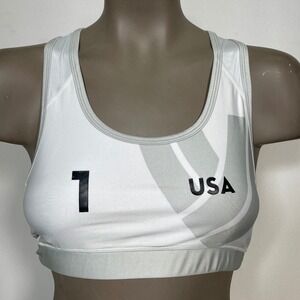 Hailey Harward #1 USA Match Issue Beach Volleyball Top 2024 Chennai Women's L